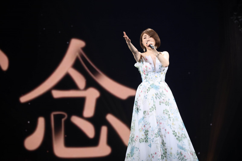 李翊君宣布高流開唱。（寬宏藝術提供）