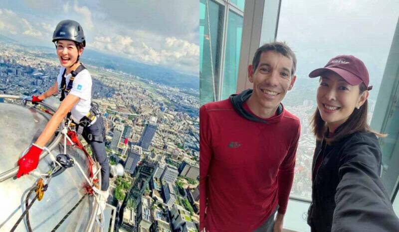 就是明天！霍諾德挑戰赤手攀登101 「網憂失足恐致死」賈永婕回應了