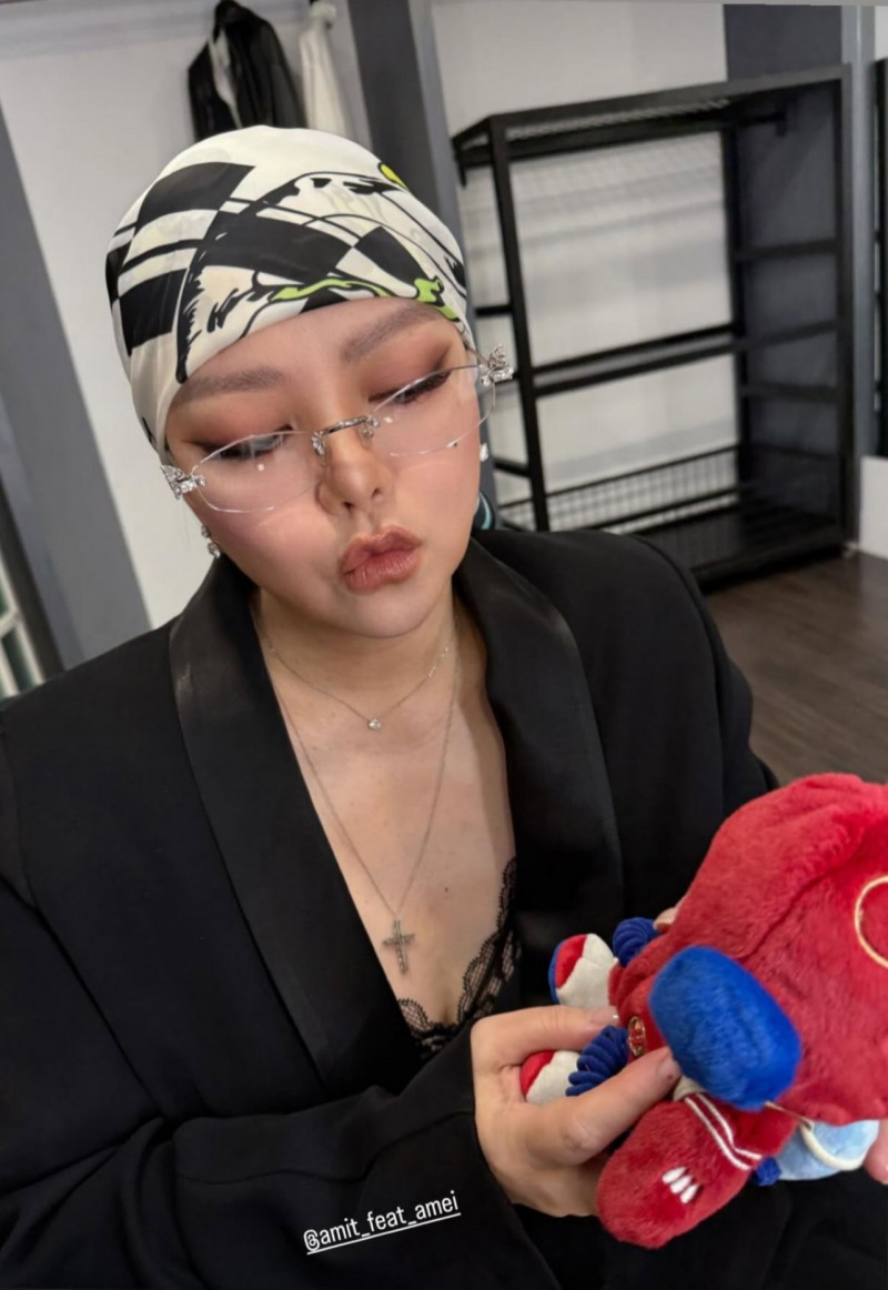 張惠妹難得露臉，男友也大讚美成這樣。（翻攝自IG）