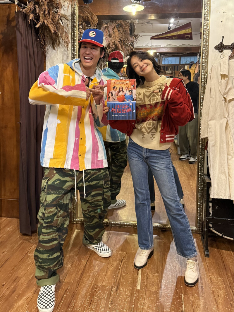 風田歡迎鍾瑶蒞臨他的YT頻道特企「地獄古著戀曲」。（彼此影業提供）