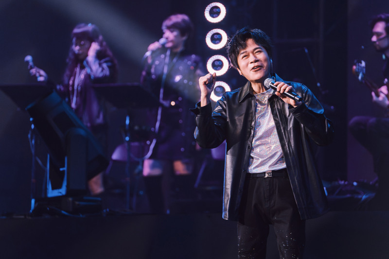 洪榮宏高雄演唱會圓滿落幕，好歌喉讓歌迷意猶未盡求加場。（阿爾發音樂提供）