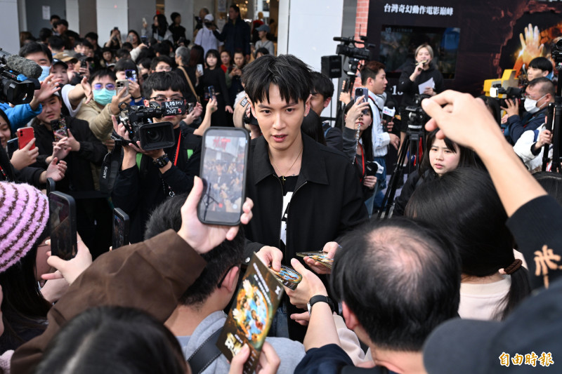 《功夫》柯震東人氣超夯。（記者胡舜翔攝）