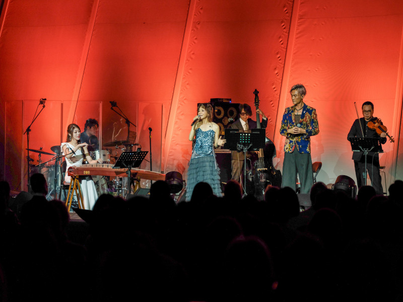 范怡文與林俊逸合唱默契十足。（媒體棧提供）