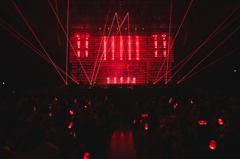 TWS火紅燈光好震撼。（D-SHOW提供）