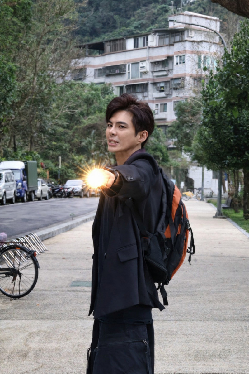 郭唐佑出席《整人專家》開鏡儀式。（國際運動健康整復協會提供）