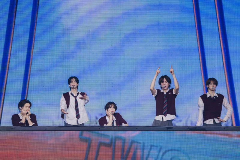 TWS下場時超級俏皮。（D-SHOW提供）