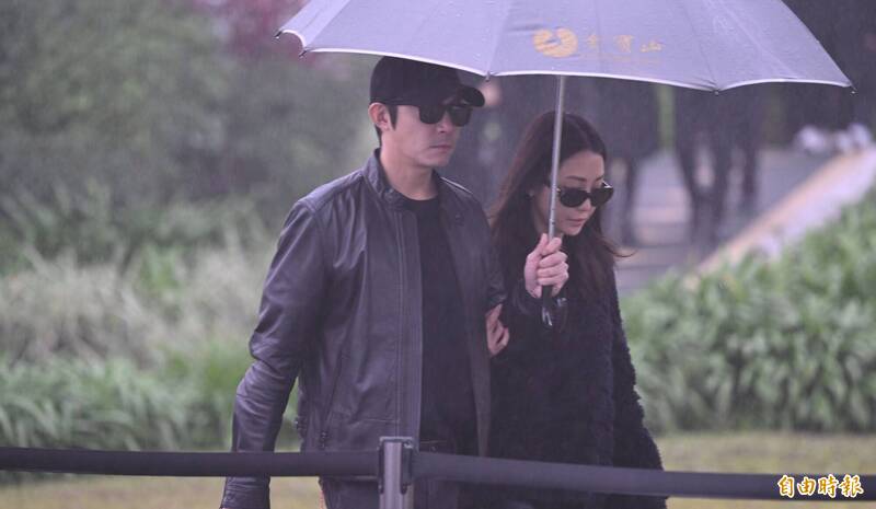 昔宣布分手的王柏傑與謝欣穎也一同現身。（記者潘少棠攝）