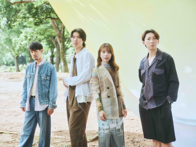 wapiti宣傳照，工藤健介（左起）、織田龍紀、吉村瑠莉、HARMAN。（雅慕斯娛樂提供）