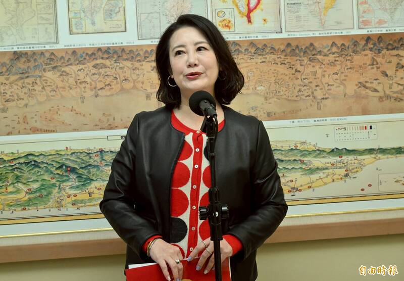 民進黨政策會執行長吳思瑤呼籲文化部出手，阻止違法製作的《世紀血案》上映。（記者田裕華攝）
