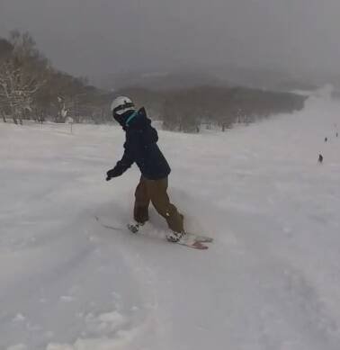 60歲劉嘉玲北海道滑雪 失控重摔屁股摔地