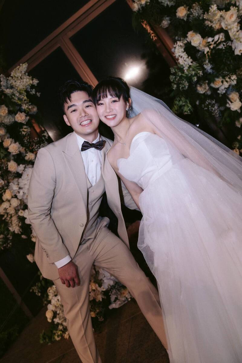 王齊麟去年與陳詩媛甜蜜完婚。（資料照，經紀人提供）