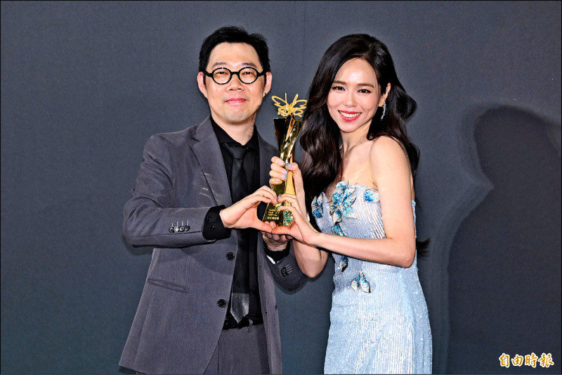 夏于喬（右）和導演老公林書宇結婚6年，開心升格準爸媽。（資料照，記者王文麟攝）