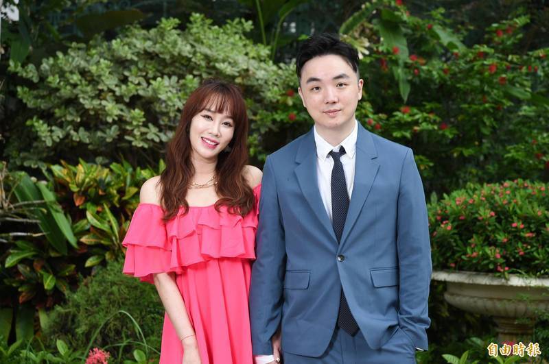 林佩瑤與老公武俊傑（右）離婚。（資料照，記者陳逸寬攝）