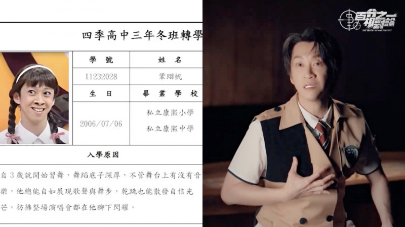 陳漢典遭嫌史上最老女高生。（映底子國際傳媒股份有限公司提供）