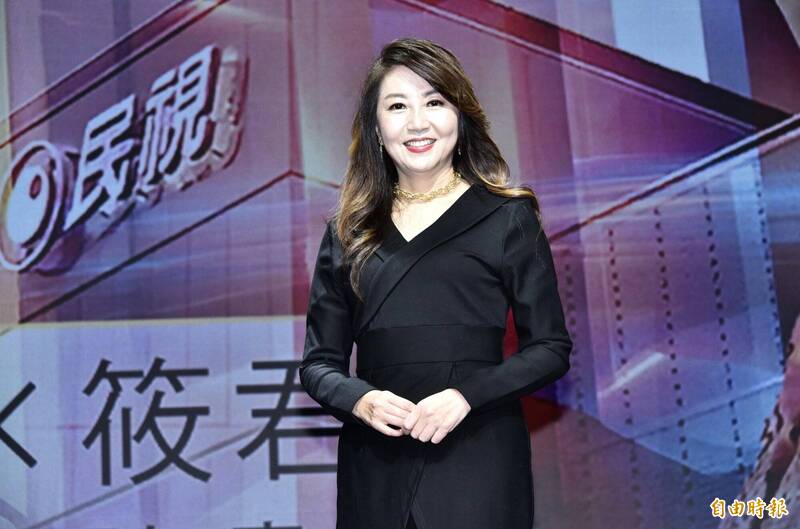 廖筱君今（26）日出席紀錄片《韌性之島 台灣紀實》發布記者會。（記者陳奕全攝）