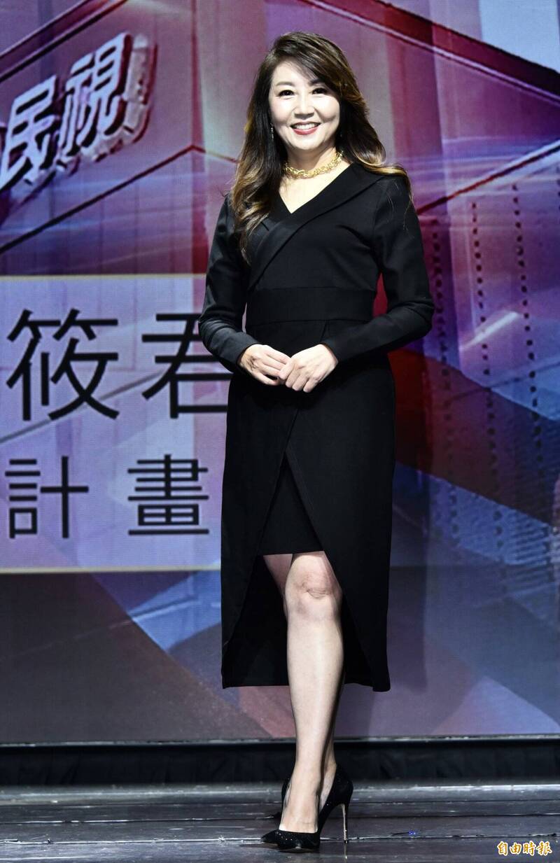 廖筱君時隔25年回民視推出紀錄片《韌性之島 台灣紀實》將於3／29晚間九點首播。（記者陳奕全攝）