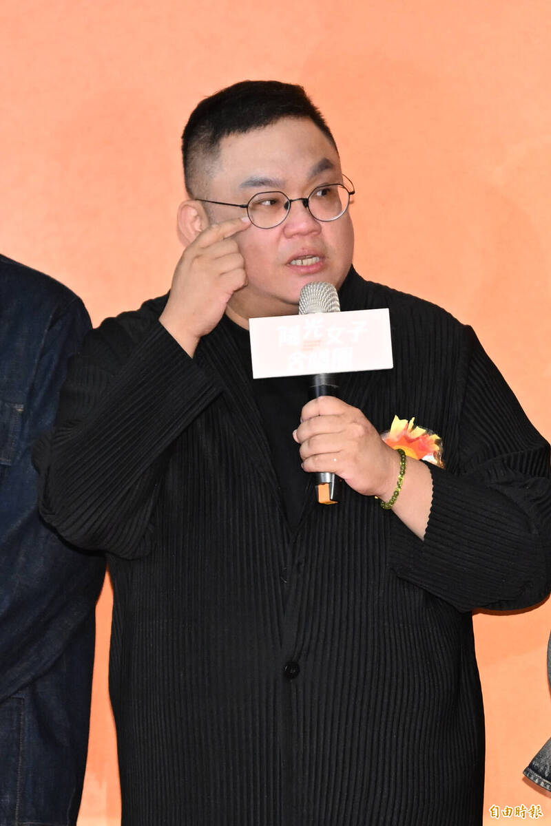 導演林孝謙表示該片不僅在台灣上映，版權也陸續賣往國際。（記者胡舜翔攝）
