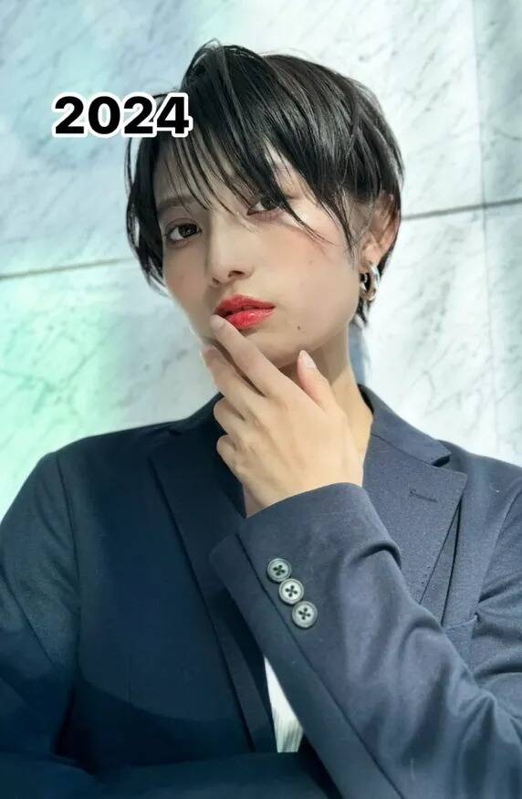 2024年的Nako減肥成功，但是看起來並不如網友說的神似土屋太鳳。（翻攝自IG）