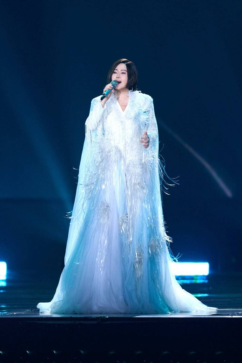 江蕙在小巨蛋舉辦最終場演出，這也是她人生中第80場大型演唱會。（資料照，寬宏藝術提供）