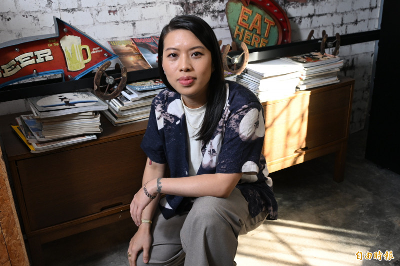 葛仲珊曾因壓力過大罹患憂鬱症。（記者胡舜翔攝）