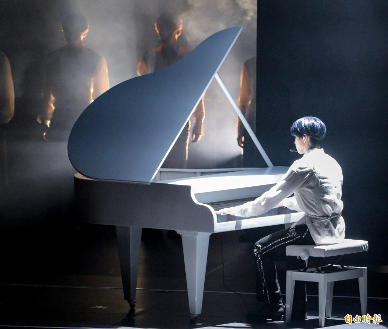 NCT WISH的JAEHEE登場，宛如王子現身。（記者王文麟攝）