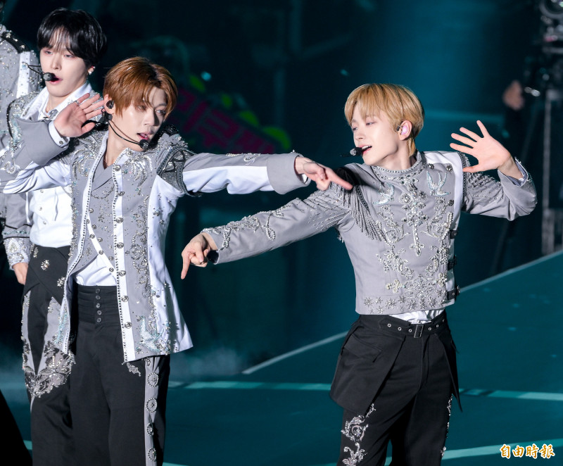 NCT WISH的SION跟YUSHI要逼瘋粉絲，帥成這樣合理嗎。（記者王文麟攝）