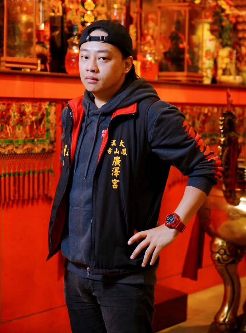 廣澤宮的宮主賴銘偉說王子和粿粿都是信徒，就是如常來拜拜。（17LIVE提供）