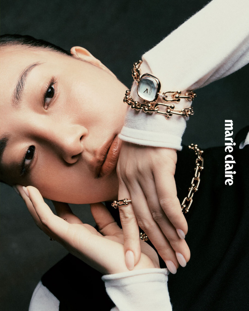 Melinda走過不容易的2025年，更珍惜身邊微小的事物。（《Marie Claire Taiwan美麗佳人》提供）