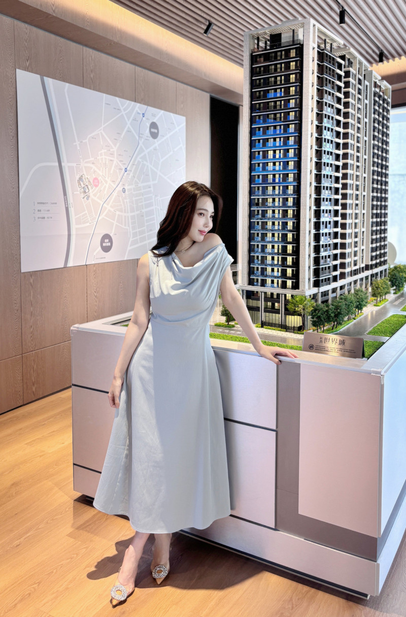 朱琦郁受到房地產建商與買家肯定。（朱琦郁提供）