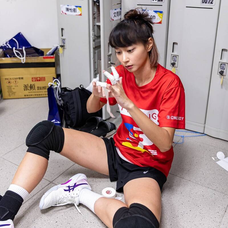 文雨非並不是體育科班出身，只能靠勤練。（翻攝自臉書）