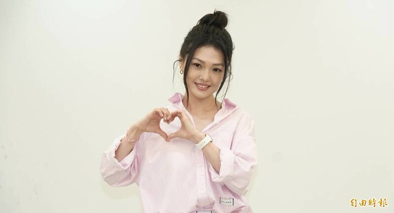 蜜雪曾是甜美女團成員。（記者潘少棠攝）