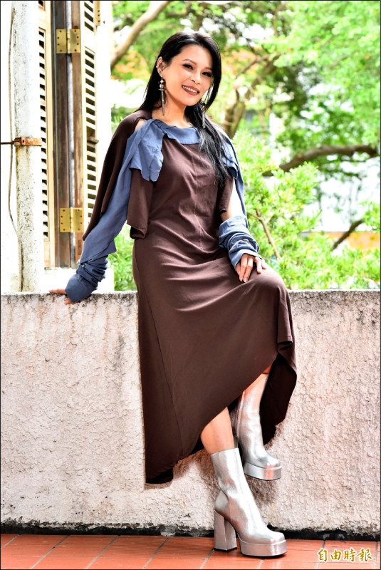 周蕙計畫夏天去歐洲旅行，但是絲毫不期待豔遇。（記者陳奕全攝）