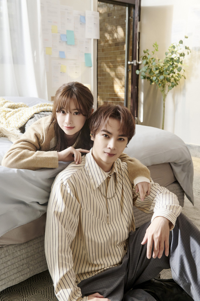 古曜威攜手金娜妍拍攝MV。（單純夢想文創事業提供）
