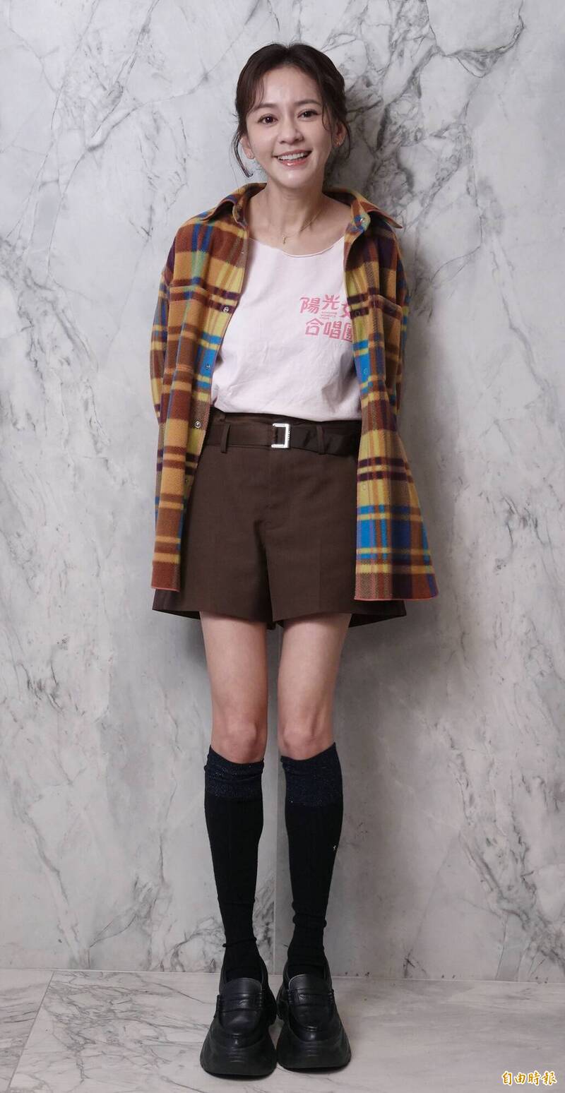 陳意涵拍攝《陽光女子合唱團》期間，幾乎天天都有哭戲。（記者潘少棠攝）