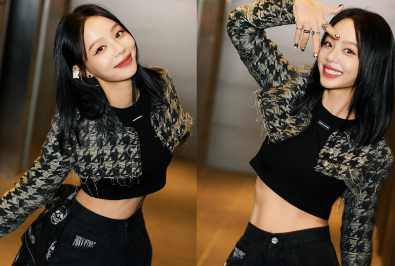 「台版Jennie」孫淑媚（圖）的美貌再進化，就連安心亞也看傻激讚。（組合照，翻攝自IG）