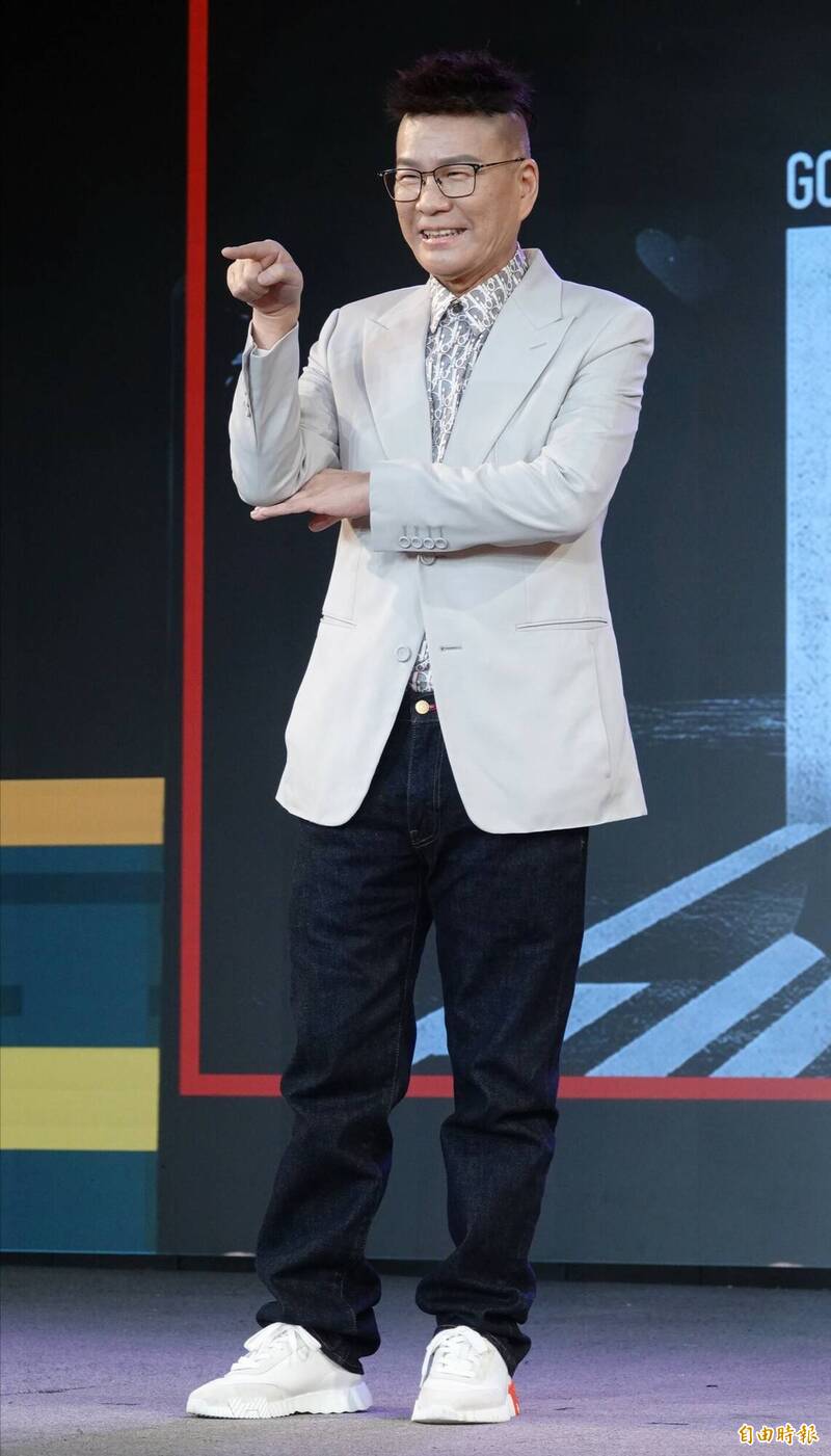 沈玉琳出席公視台語台新節目《黑白威廉Fighting》開播記者會。（記者潘少棠攝）