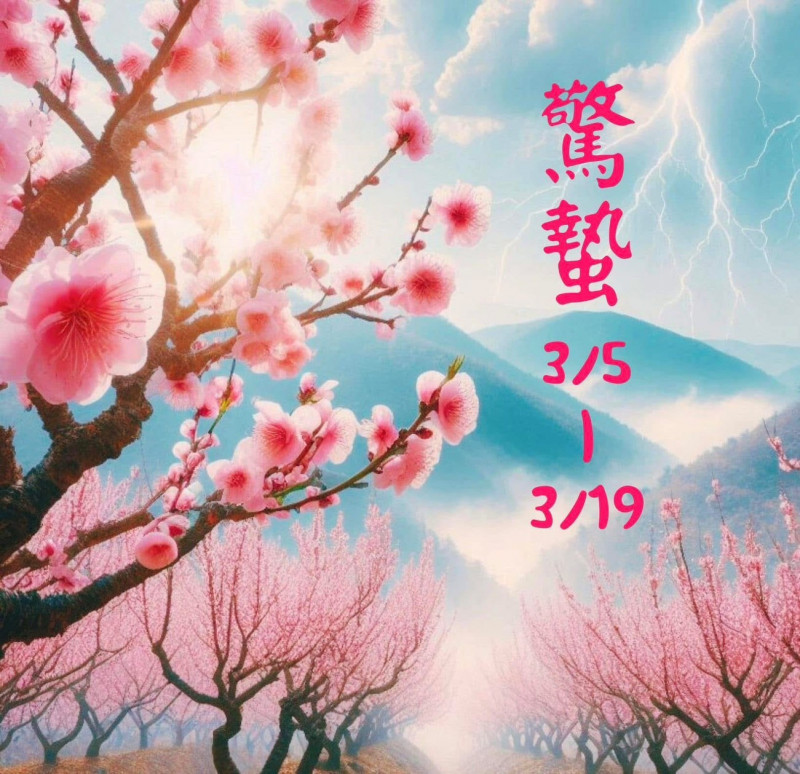 驚蟄節氣保健要「打小人」。（彭老師提供）