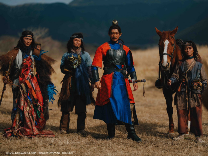 《北方謙三 水滸傳》反町隆史率領義士踏上征途，象徵梁山泊勢力逐漸壯大，揭開革命序幕。（Hami Video提供）