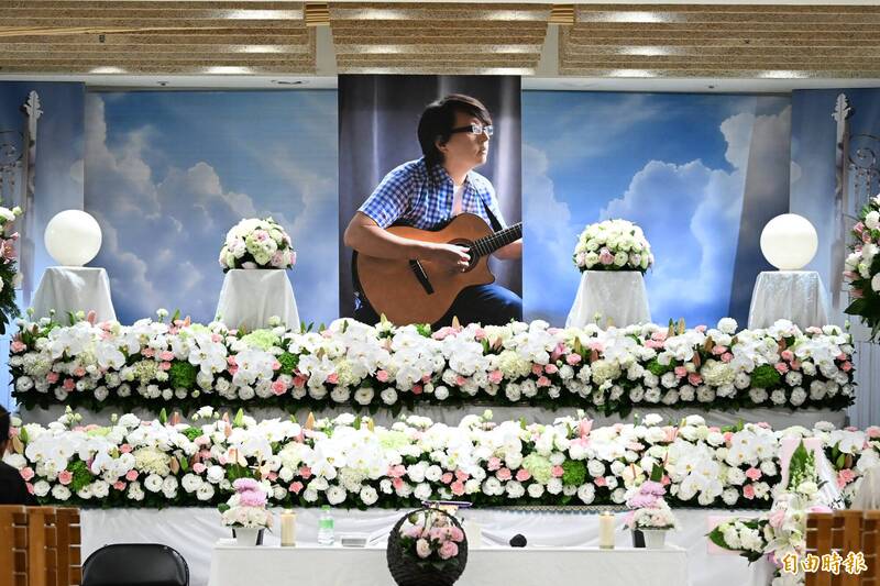 袁惟仁告別式。（記者胡舜翔攝）