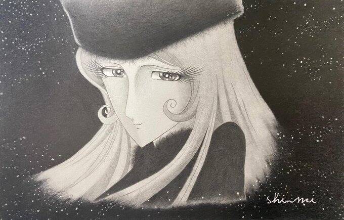 池田昌子1987年起為《銀河鐵道999》中的梅黛兒一角配音。（翻攝自X）