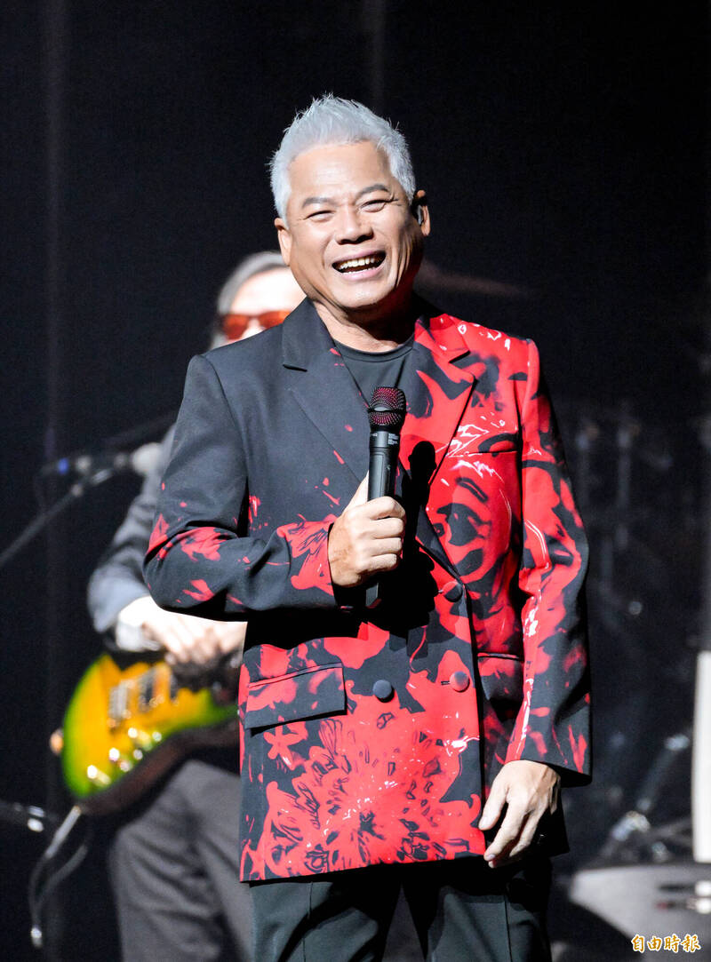 巫啟賢今晚在北流開唱。（記者王文麟攝）