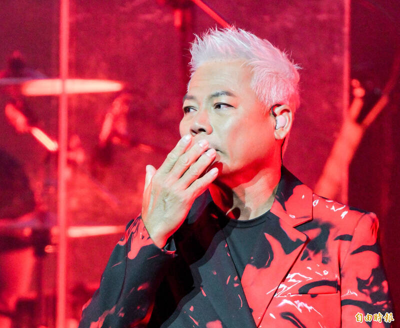 巫啟賢完全不知道女兒秘密回到台灣。（記者王文麟攝）