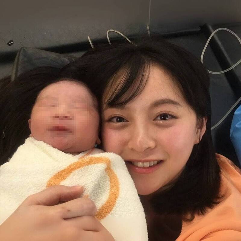 老婆陳詩媛與兒子Rally。（翻攝IG）