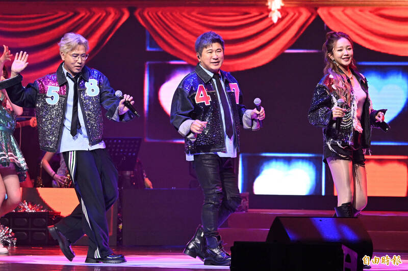 胡瓜透露前晚彩排時沒聲音。（記者胡舜翔攝）