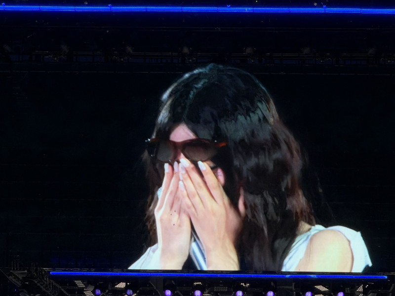 周子瑜結尾感性落淚。（讀者提供）