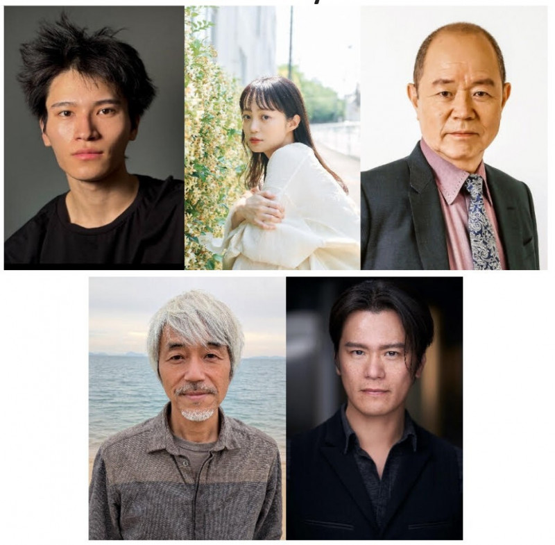 影集《幕府將軍》第二季宣布包括久木原理（上排左起）、佐藤玲、西田聖志郎、小市慢太郎（下排左起）、山口貴史加入演出陣容。（Disney+ 提供）