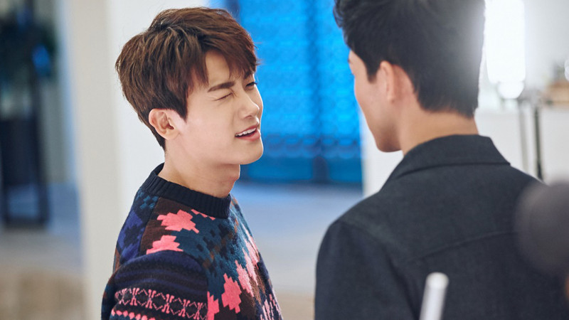 朴炯植在《大力女都奉順》被懷疑性向還以此為樂相當逗趣。（中天娛樂台提供）