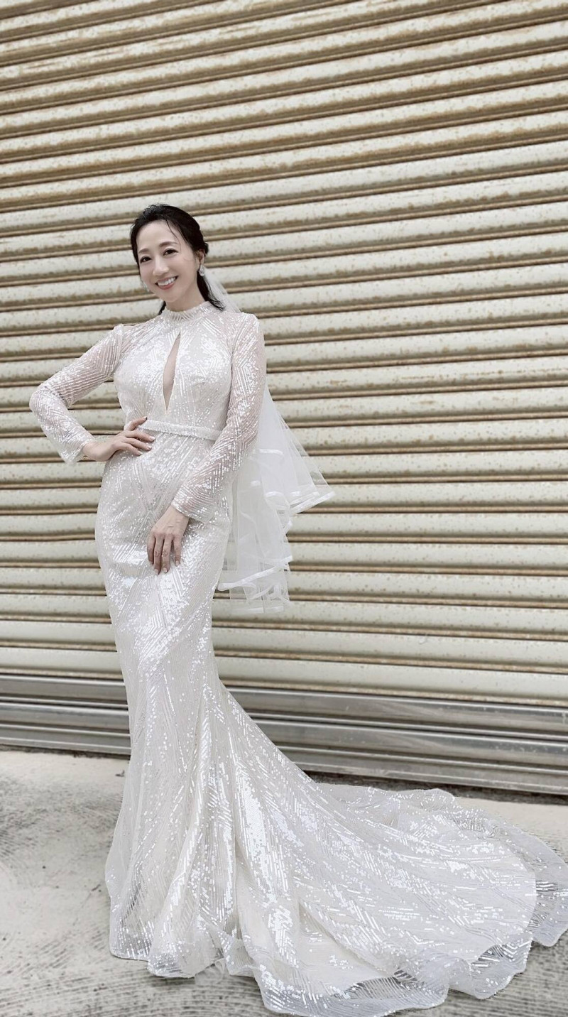 潘奕如在《豆腐媽媽》結婚被調包，上演「新娘不是我」的情況。（民視提供）