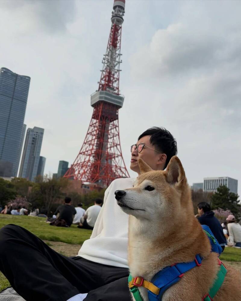 視網膜帶愛犬柚子旅居東京1年！ 感性喊：終於圓了一個夢