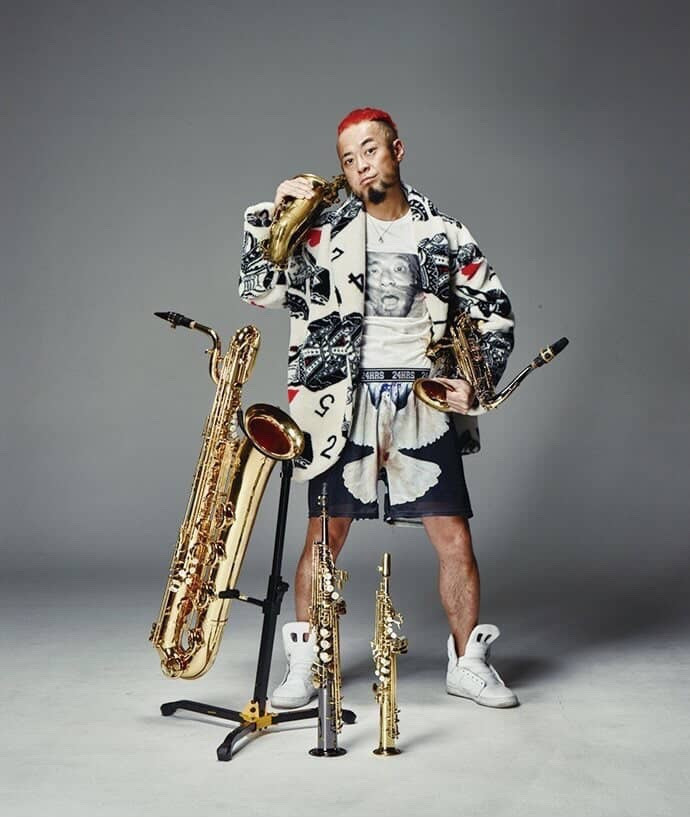 薩克斯風手元晴受邀與雷擎合作。（春雷音樂提供）